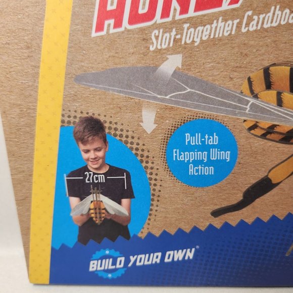 NEW DIY HONEY BEE MODEL Flapping Wing Eco Friendly Cardboard Craft Kit 3D Puzzle - Picture 10 of 16